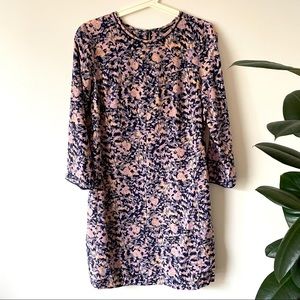 Club Monaco silk abstract printed dress